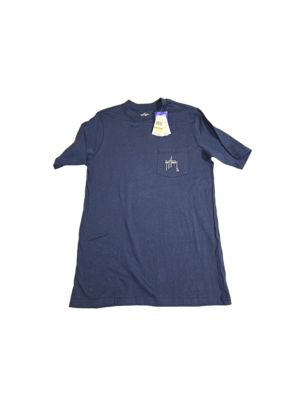 guy harvey t-shirt Sz S NWT Estate Blue Octopus Graphic Front Chest Pocket Logo